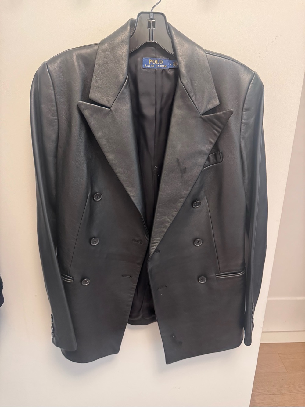 Polo Ralph Lauren leather blazer